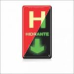 XE0 - HIDRANTE RETANGULAR - FOTOLUMINESCENTE - ANTI-CHAMAS - ABNT 13434