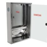 Abrigo de Inox com Vidro Jateado