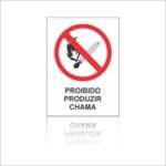 P2 - PROIBIDO PRODUZIR CHAMA - ANTI-CHAMAS - ABNT 13434