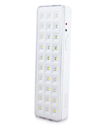 Iluminação Emergência autônoma 30 Leds Lítio Slim