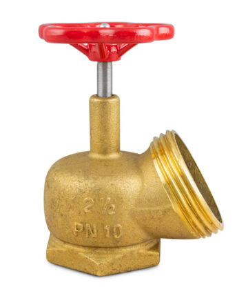 Válvula angular para hidrante (registro globo) Latão